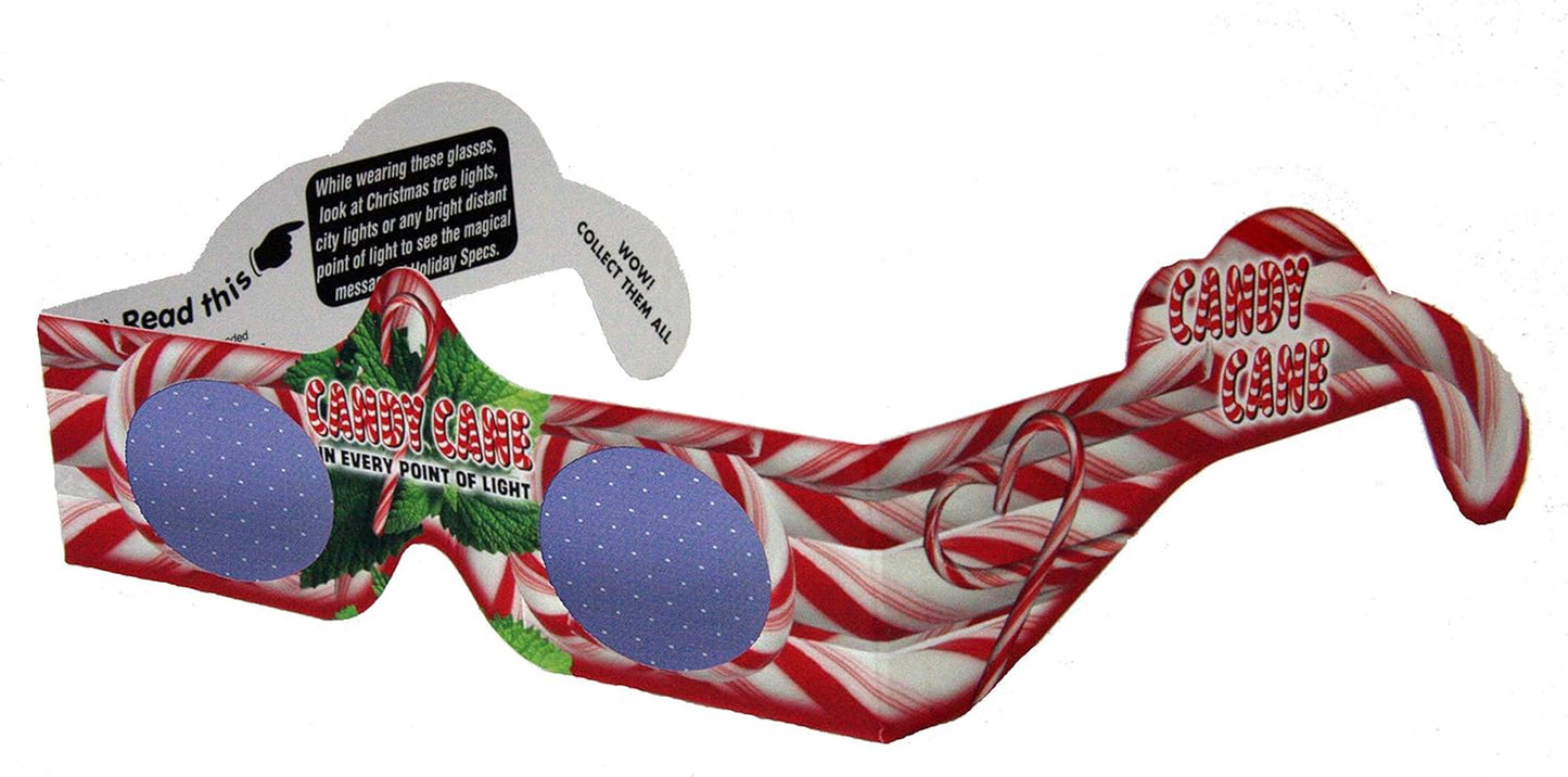 3D Christmas Glasses - 10 Pack  - Hologram Holiday Images