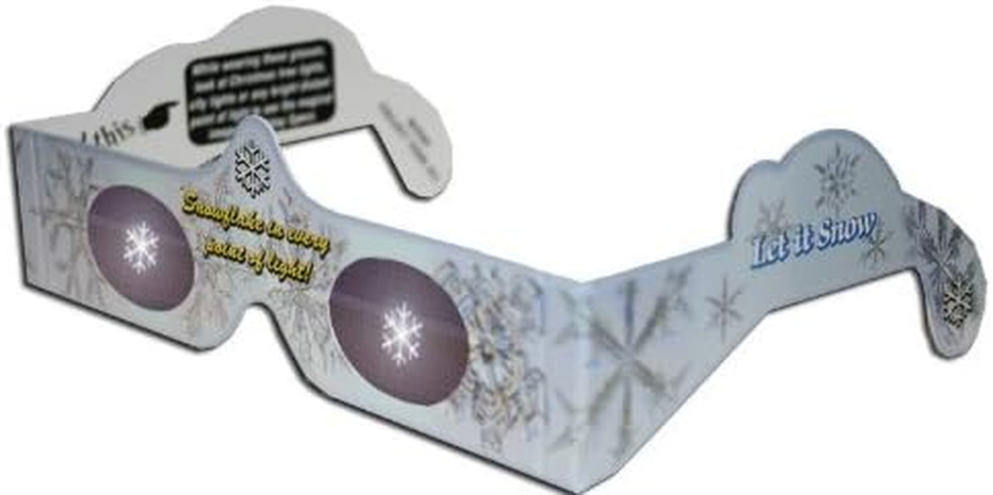 3D Christmas Glasses - 10 Pack  - Hologram Holiday Images