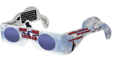 3D Christmas Glasses - 10 Pack  - Hologram Holiday Images