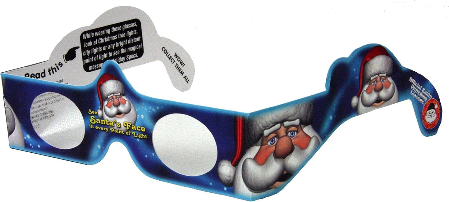 3D Christmas Glasses - 10 Pack  - Hologram Holiday Images